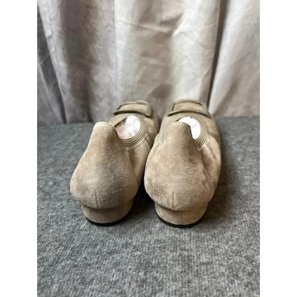 L'Amour Des Pieds Floella Leather Pumps Dark Taupe Color Size 8M - Picture 5 of 9